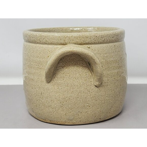 What A Crock Stoneware Crock Pot With Handles Kitchen Decor Rustic Farmhouse - Picture 4 of 9